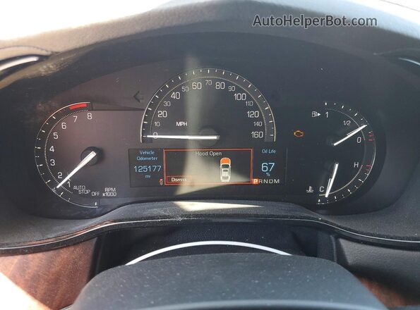 1G6AP5SX7J0168407 2018 CADILLAC CTS Purple Вид щитка приладів