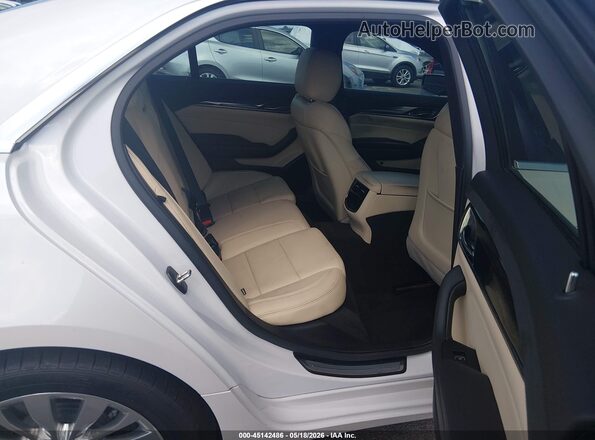1G6AR5SS0H0167933 2017 CADILLAC CTS White VIN კოდის სტიკერის ხედი