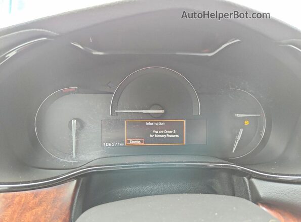 1G6AR5SS3K0100184 2019 CADILLAC CTS Black Սարքավորումների վահանակի տեսք
