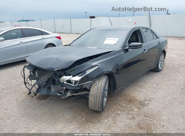 1G6AR5SS6K0101474 2019 CADILLAC CTS Black წინა მარცხენა ხედი სამი მეოთხედიდან