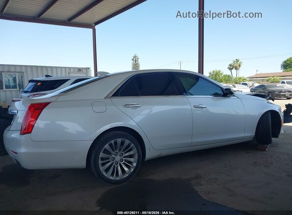 1G6AR5SS9G0130507 2016 CADILLAC CTS White უკანა სალონის ხედი