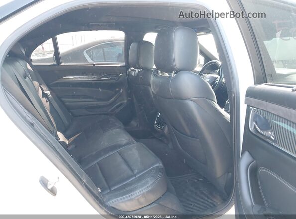 1G6AS5SSXH0168978 2017 CADILLAC CTS White VIN კოდის სტიკერის ხედი