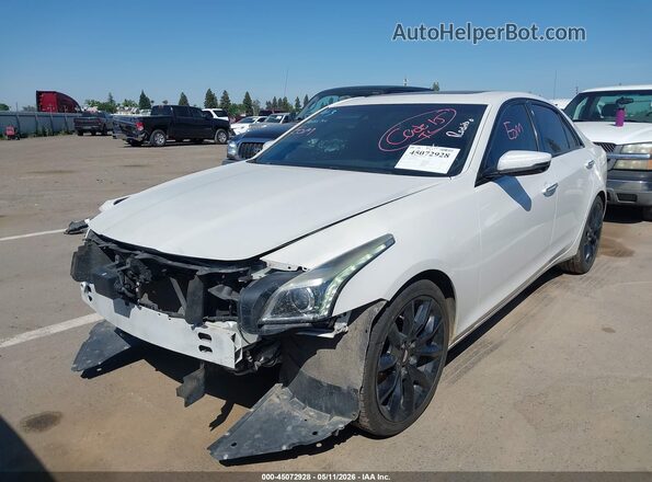 1G6AS5SSXH0168978 2017 CADILLAC CTS White წინა მარცხენა ხედი სამი მეოთხედიდან