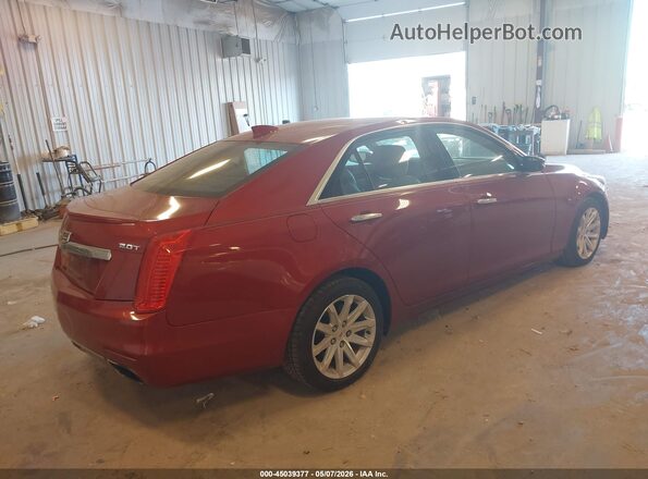 1G6AW5SX2G0135214 2016 CADILLAC CTS Red Հետևի աջ