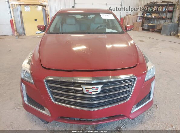 1G6AW5SX2G0135214 2016 CADILLAC CTS Red Սարքավորումների վահանակի տեսք