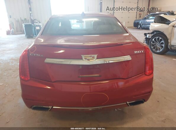 1G6AW5SX2G0135214 2016 CADILLAC CTS Red 