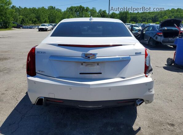 1G6AX5SS1J0130238 2018 CADILLAC CTS White Widok z tyłu