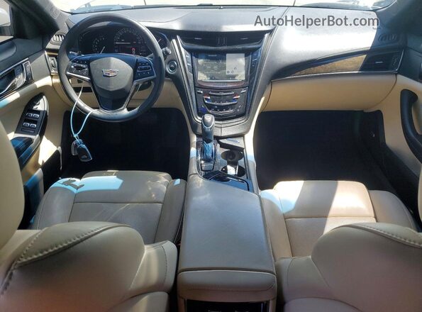1G6AX5SS1J0130238 2018 CADILLAC CTS White Widok deski rozdzielczej