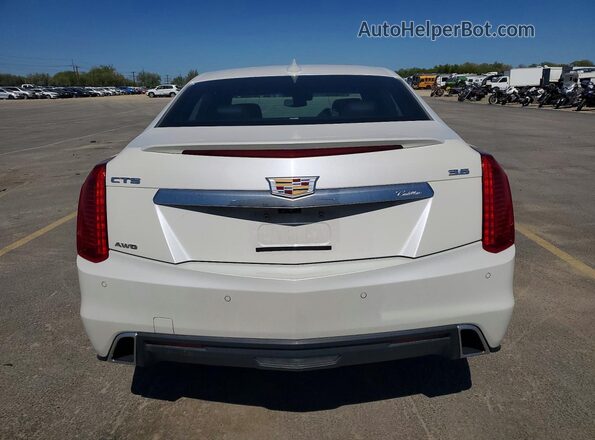 1G6AX5SS3H0186837 2017 CADILLAC CTS White უკანა ხედი