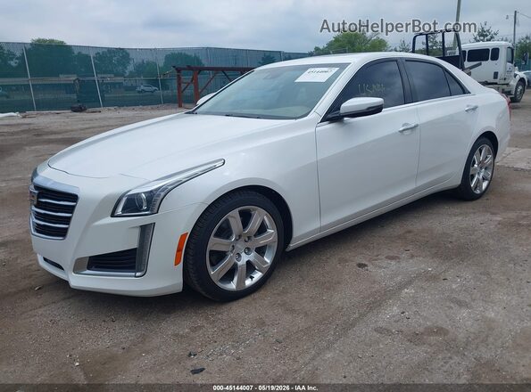 1G6AX5SS9G0197047 2016 CADILLAC CTS White წინა მარცხენა ხედი სამი მეოთხედიდან
