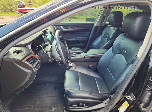 1G6AX5SX2G0120659 2016 CADILLAC CTS Black Widok wnętrza z przodu