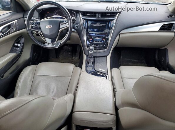 1G6AX5SX2H0155235 2017 CADILLAC CTS Blue Առջևի վահանակի տեսք