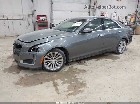 1G6AX5SX8G0125543 2016 CADILLAC CTS Gray Vista tres cuartos delantera izquierda