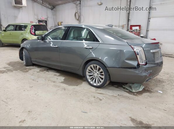 1G6AX5SX8G0125543 2016 CADILLAC CTS Gray Trasero izquierdo
