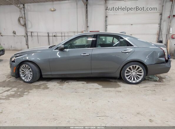 1G6AX5SX8G0125543 2016 CADILLAC CTS Gray Vista interior de 360 grados