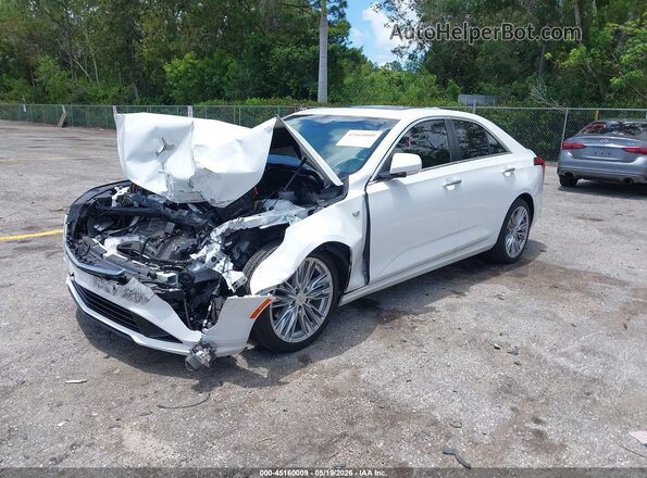 1G6DB5RK9P0102634 2023 CADILLAC CT4 White Передня ліва чверть