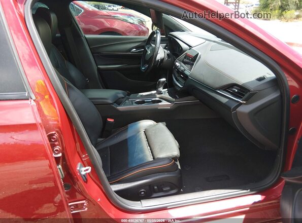 1G6DC5RK4L0139999 2020 CADILLAC CT4 Красный Вид салона спереди