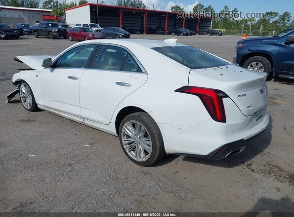 1G6DF5RK0P0130908 2023 CADILLAC CT4 Белый Задняя левая четверть