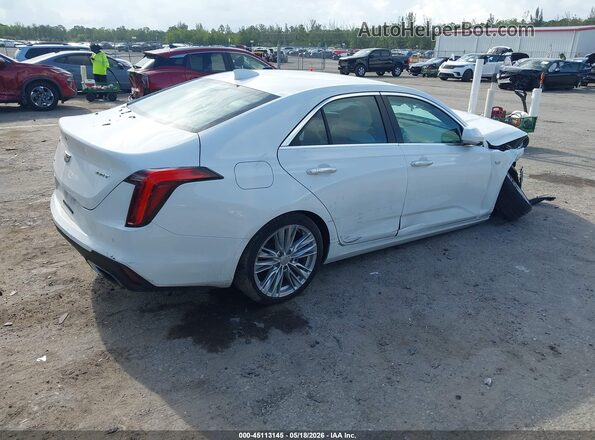 1G6DF5RK0P0130908 2023 CADILLAC CT4 Белый Задняя правая четверть