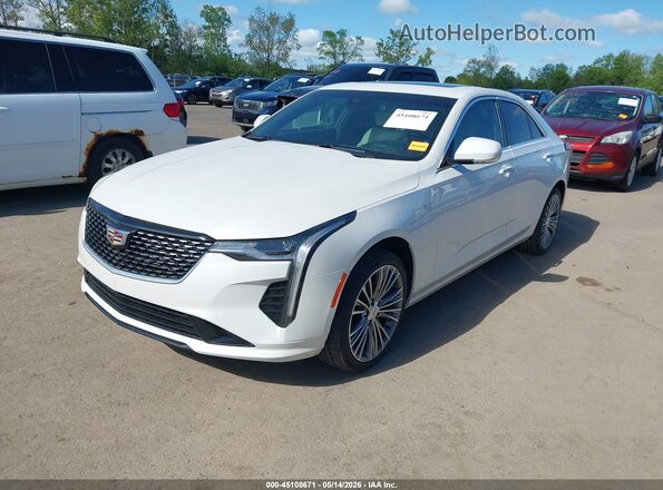 1G6DF5RKXL0134409 2020 CADILLAC CT4 White წინა მარცხენა ხედი სამი მეოთხედიდან