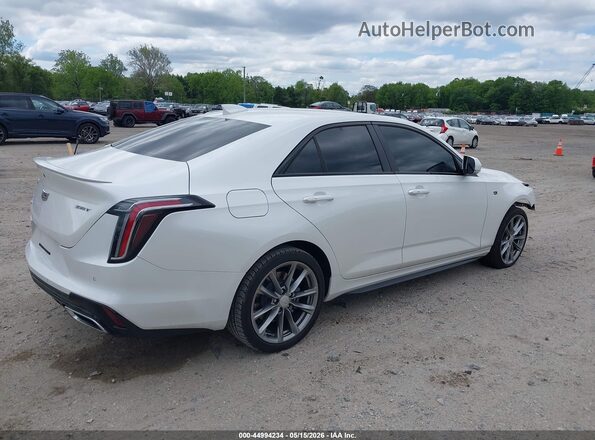 1G6DG5RK0P0114074 2023 CADILLAC CT4 White Задня права чверть