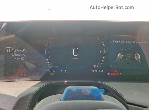 1G6DN5RK4T0106060 2026 CADILLAC CT5 White Вид щитка приладів