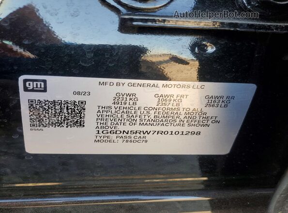 1G6DN5RW7R0101298 2024 CADILLAC CT5 Black 