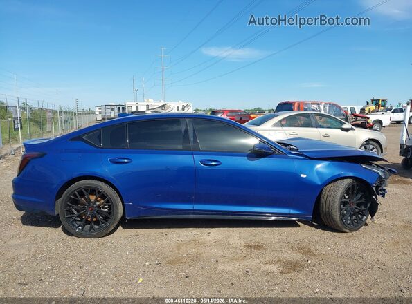 1G6DP5RK2L0119531 2020 CADILLAC CT5 Blue Widok wnętrza 360 stopni