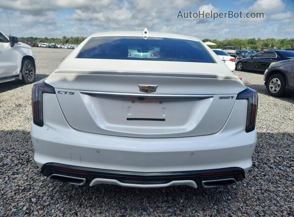 1G6DP5RK6M0115855 2021 CADILLAC CT5 White უკანა ხედი