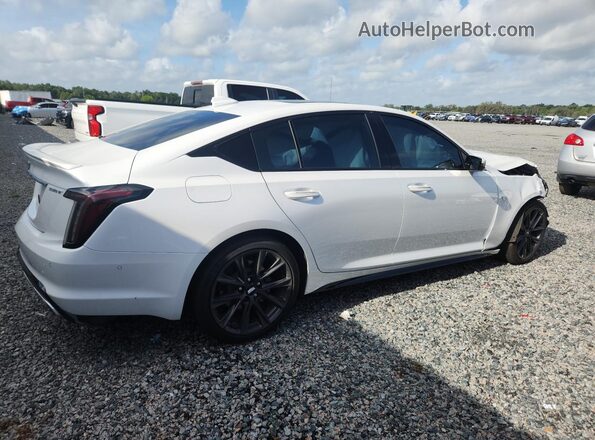 1G6DP5RK6M0115855 2021 CADILLAC CT5 White უკანა მარჯვენა