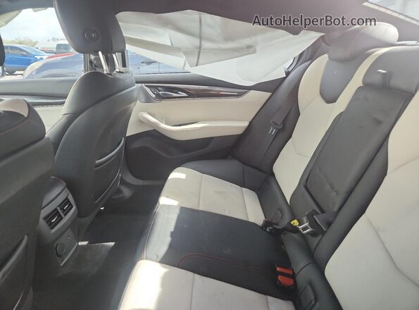 1G6DP5RK6M0115855 2021 CADILLAC CT5 White უკანა სავარძლების ხედი