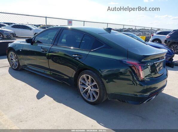 1G6DP5RK9M0115736 2021 CADILLAC CT5 Green Tył lewy