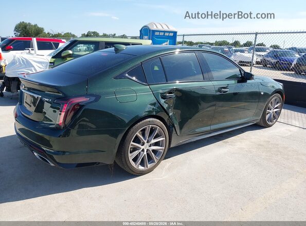 1G6DP5RK9M0115736 2021 CADILLAC CT5 Green Tył prawy