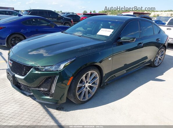 1G6DP5RK9M0115736 2021 CADILLAC CT5 Green Przód lewy
