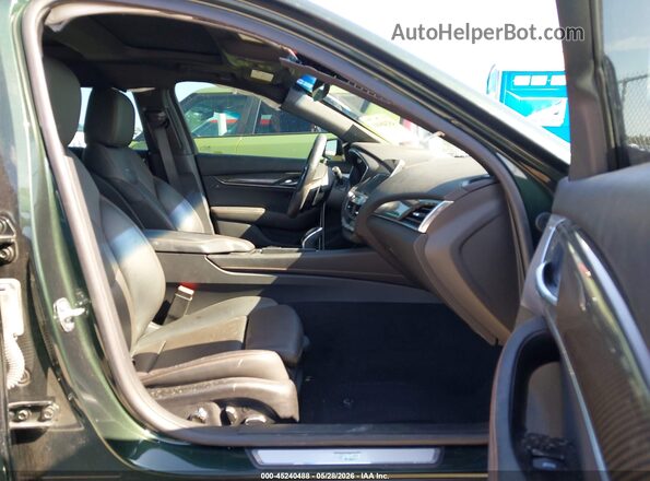 1G6DP5RK9M0115736 2021 CADILLAC CT5 Green Widok wnętrza z przodu