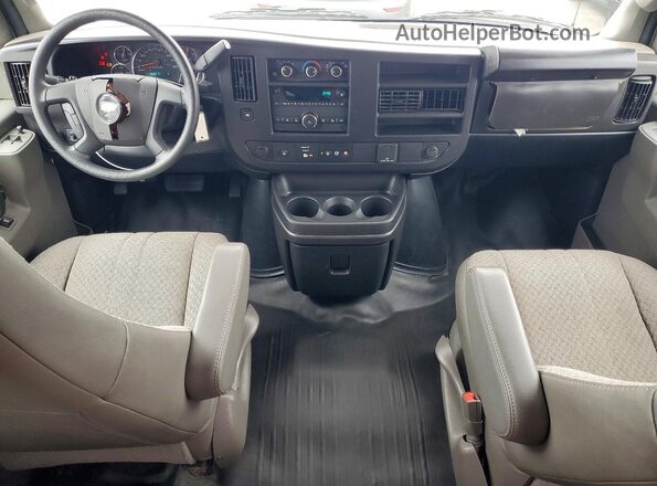 1GAZGNFP3P1234182 2023 CHEVROLET EXPRESS White Widok deski rozdzielczej