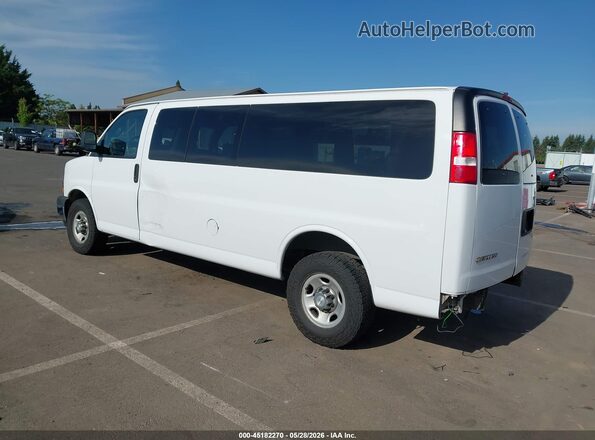 1GAZGPFG6J1260701 2018 CHEVROLET EXPRESS White Tył lewy