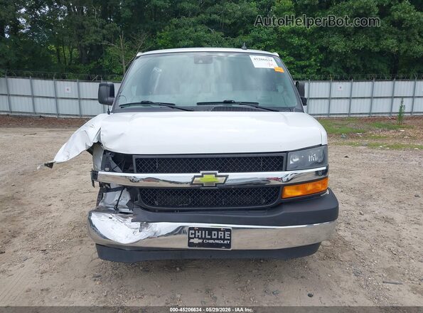 1GAZGPFG6K1226579 2019 CHEVROLET EXPRESS White Սարքավորումների վահանակի տեսք