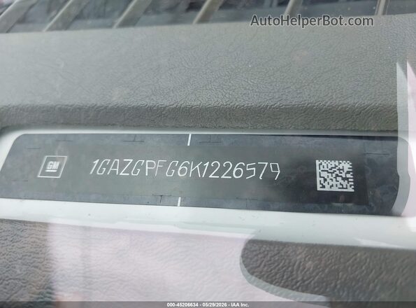 1GAZGPFG6K1226579 2019 CHEVROLET EXPRESS White 