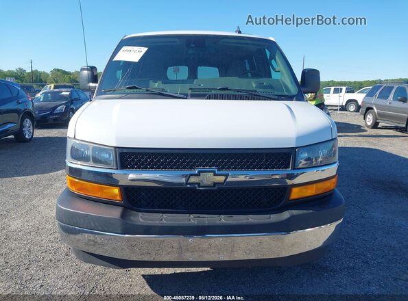 1GAZGPFPXK1176396 2019 CHEVROLET EXPRESS White Սարքավորումների վահանակի տեսք