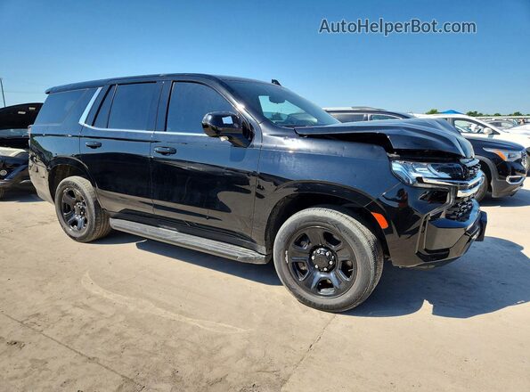 1GBSCLED1MR291644 2021 CHEVROLET TAHOE Черный Передняя правая четверть