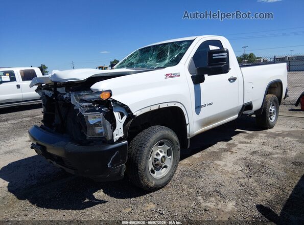 1GC0YLE74LF244459 2020 CHEVROLET SILVERADO White Front left