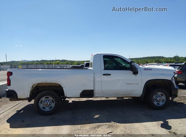 1GC0YLE74LF244459 2020 CHEVROLET SILVERADO White Rear interior view