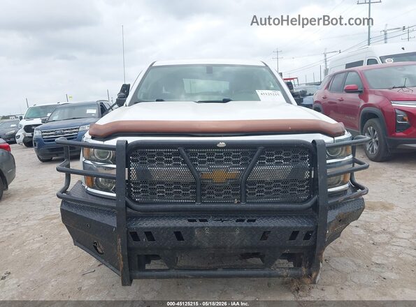 1GC1CREG5KF164706 2019 CHEVROLET SILVERADO White ხელსაწყოთა პანელის ხედი