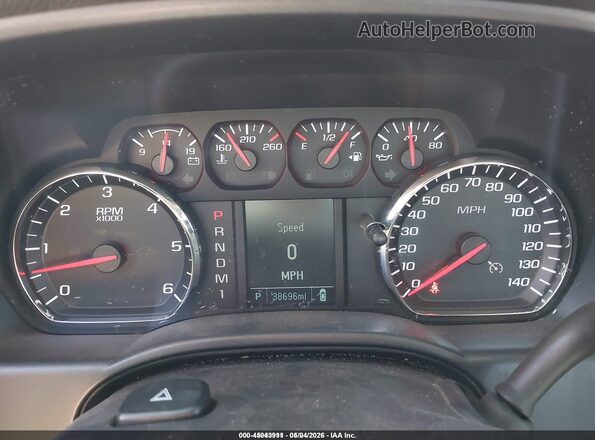 1GC1CUEG6GF180889 2016 CHEVROLET SILVERADO Gray უკანა სავარძლების ხედი
