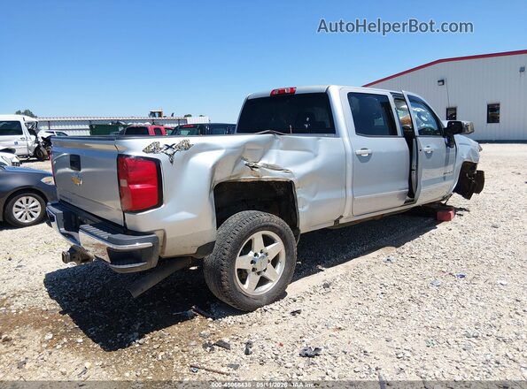 1GC1KVEG0HF111576 2017 CHEVROLET SILVERADO Серебряный Задняя правая четверть