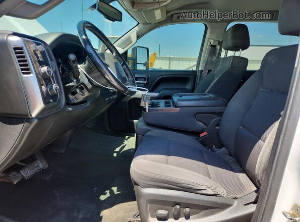 1GC1KVEG5GF204821 2016 CHEVROLET SILVERADO White წინა სალონის ხედი