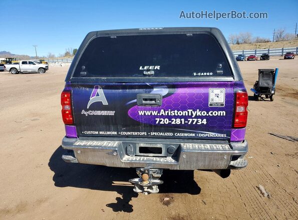 1GC1KVEY6JF240758 2018 CHEVROLET SILVERADO Blue Rear view