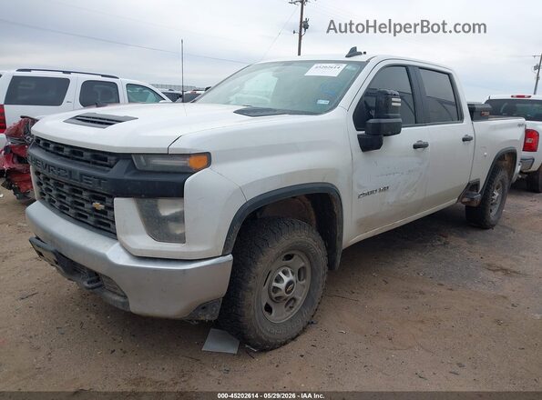 1GC1YLE70MF281076 2021 CHEVROLET SILVERADO White Front left