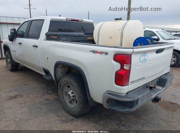 1GC1YLE70MF281076 2021 CHEVROLET SILVERADO White Rear left